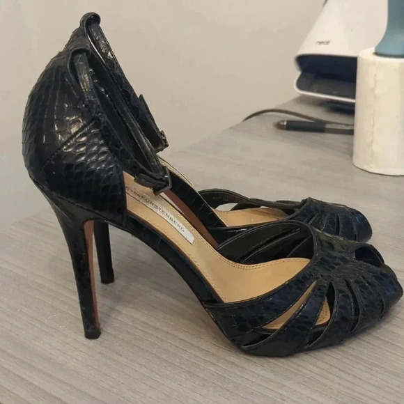 DIANE Von Furstenberg jemna snake skin heel - Picture 6 of 13